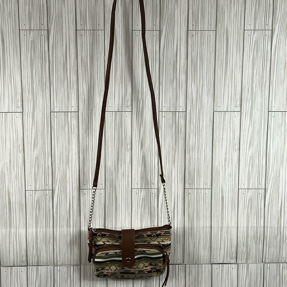 Santa Fe (Tan Aztec) Crossbody Bag - Picture 2 of 5